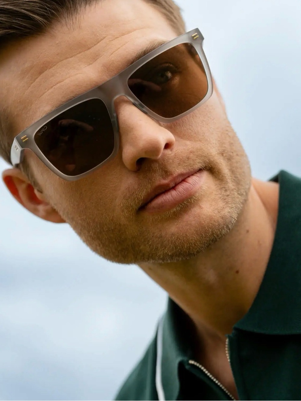 WMP Eyewear Fairway Collection Ace Polarized Golf Sunglasses New Brown Lens